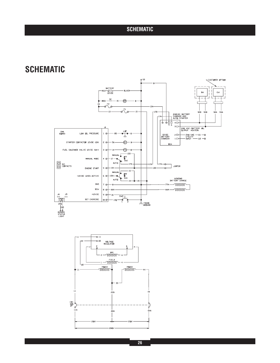 Schematic | Briggs & Stratton 40220 User Manual | Page 26 / 88