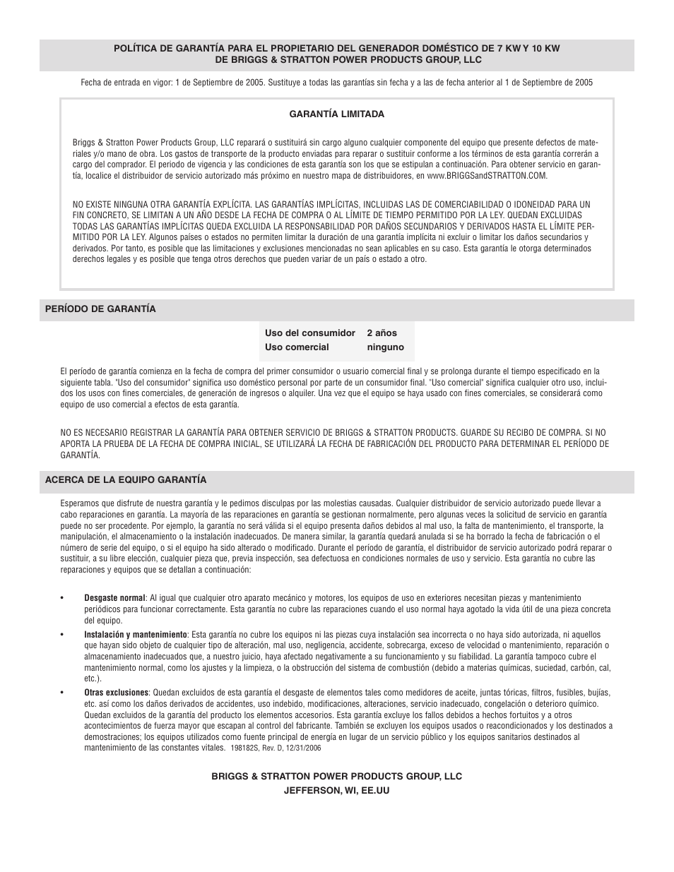 Briggs & Stratton 40220 User Manual | Page 61 / 88