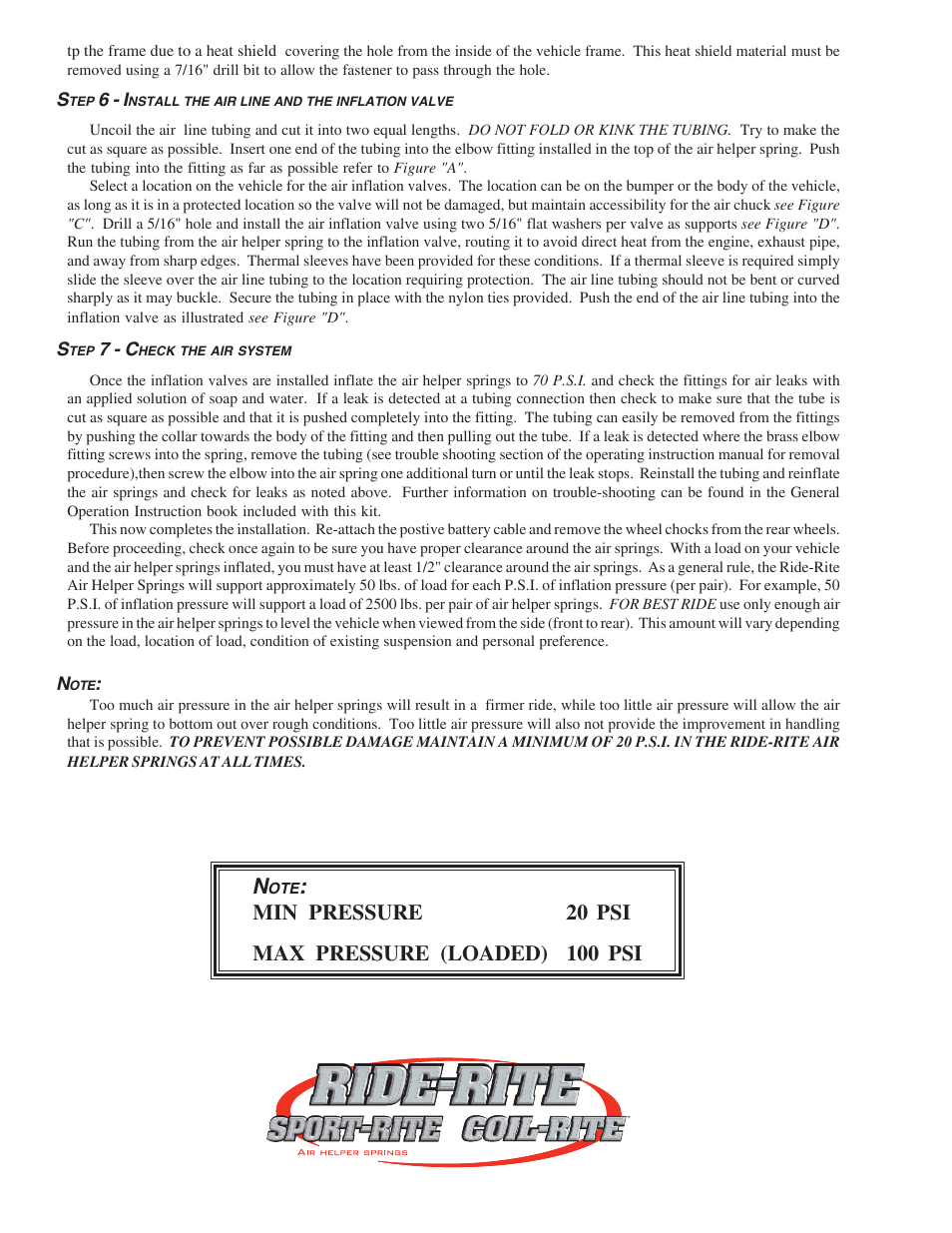 Rite-Ride 2068 User Manual | Page 4 / 13