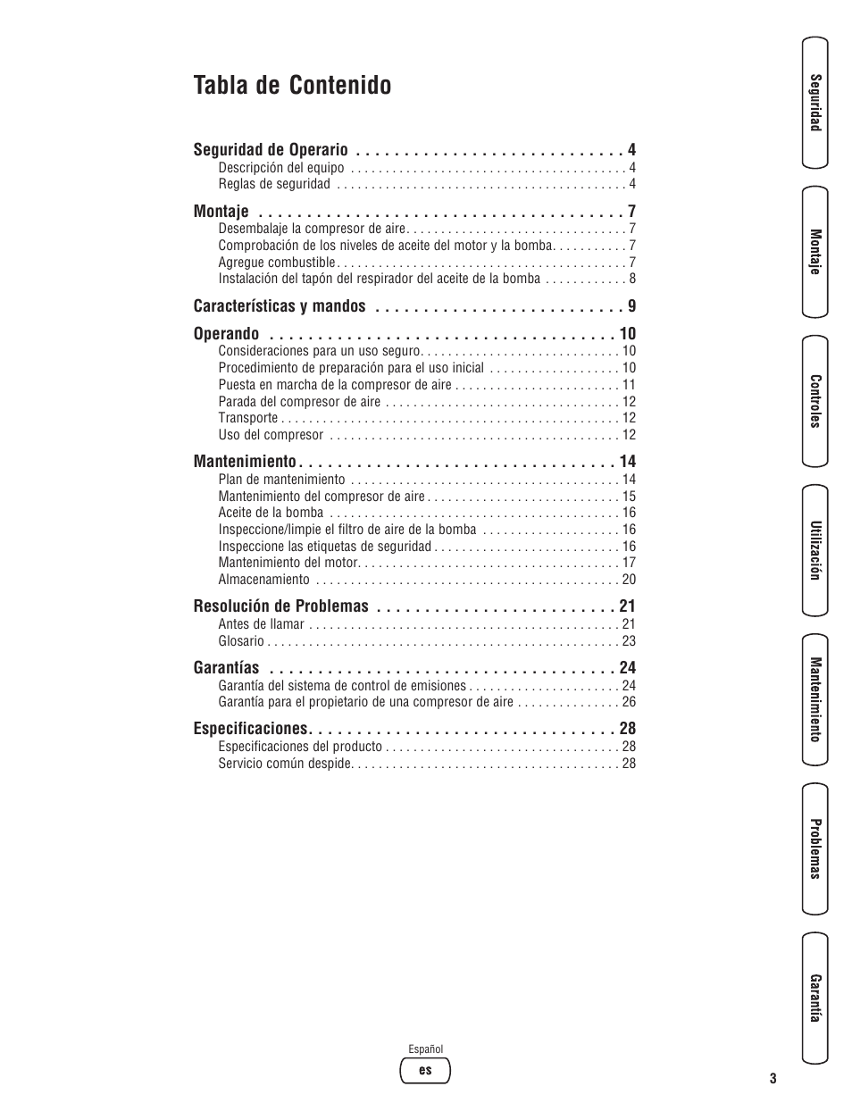 Briggs & Stratton 203721GS User Manual | Page 31 / 84