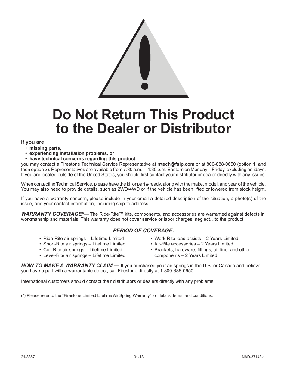 Rite-Ride 4173 User Manual | Page 5 / 6