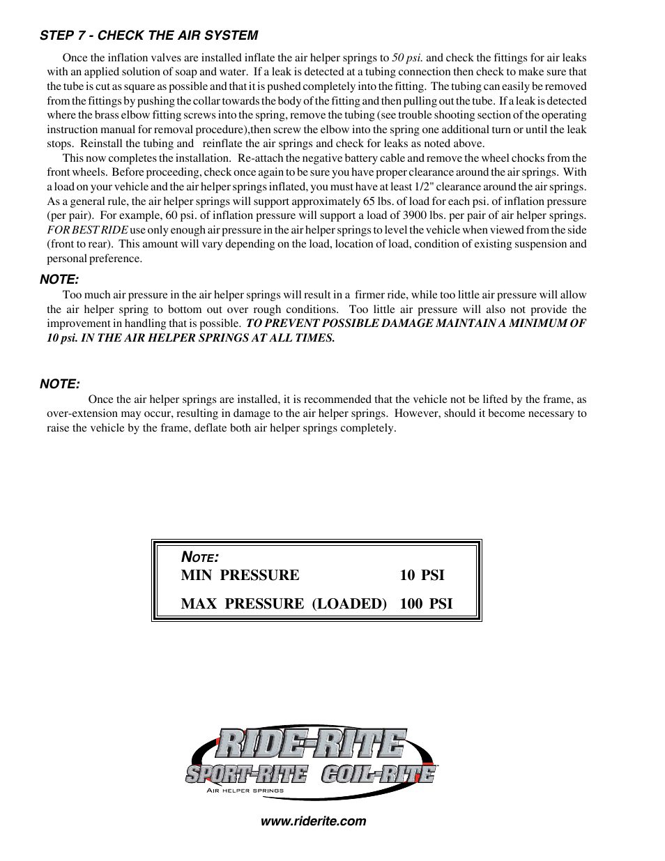 Rite-Ride 2347 User Manual | Page 4 / 12