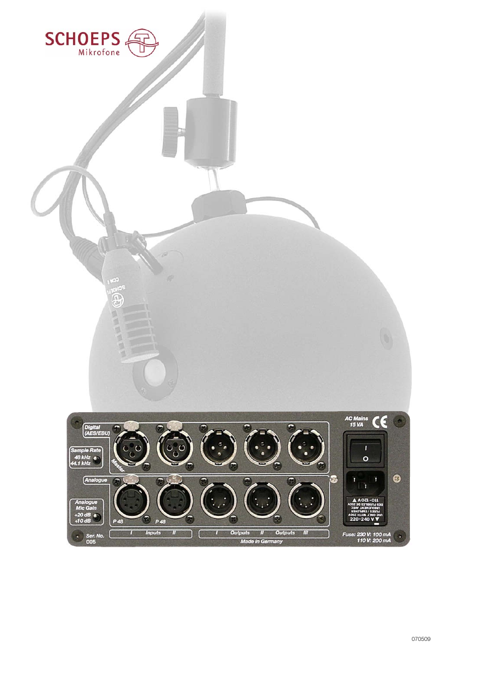 SCHOEPS KFM 360 User Manual | Page 20 / 20