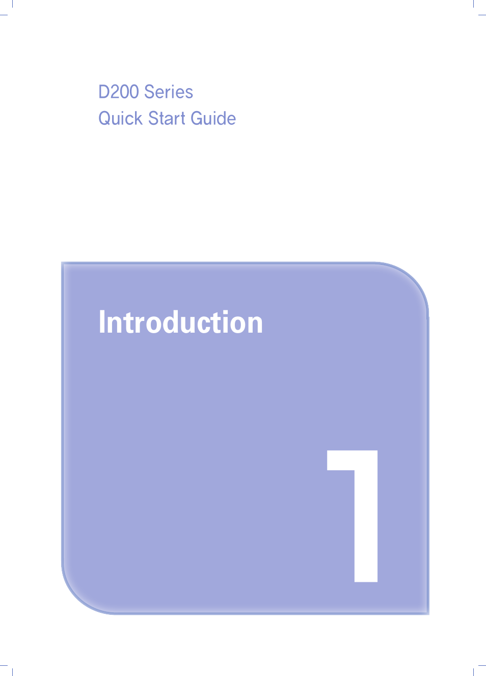 Chapter 1 introduction, Chapter 1. introduction | Sindoh D202 User Manual | Page 11 / 94