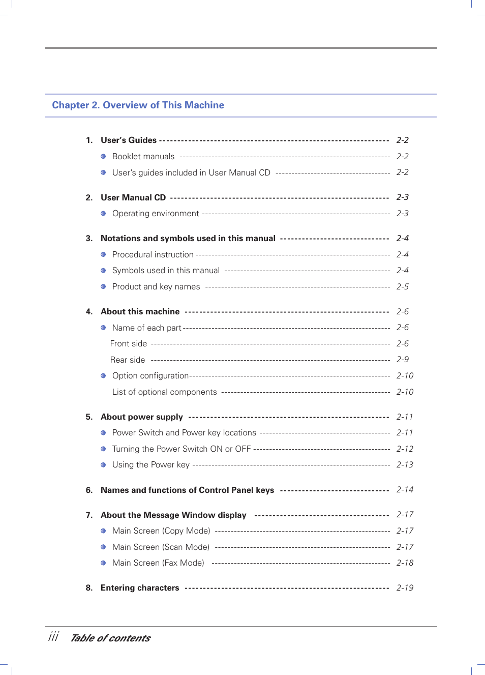 Sindoh D202 User Manual | Page 6 / 94