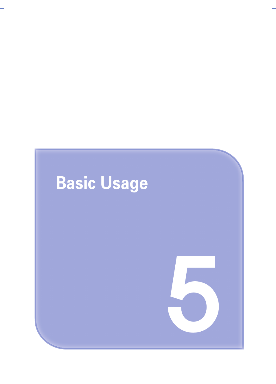 Chapter 5 basic usage, Chapter 5. basic usage | Sindoh D202 User Manual | Page 65 / 94