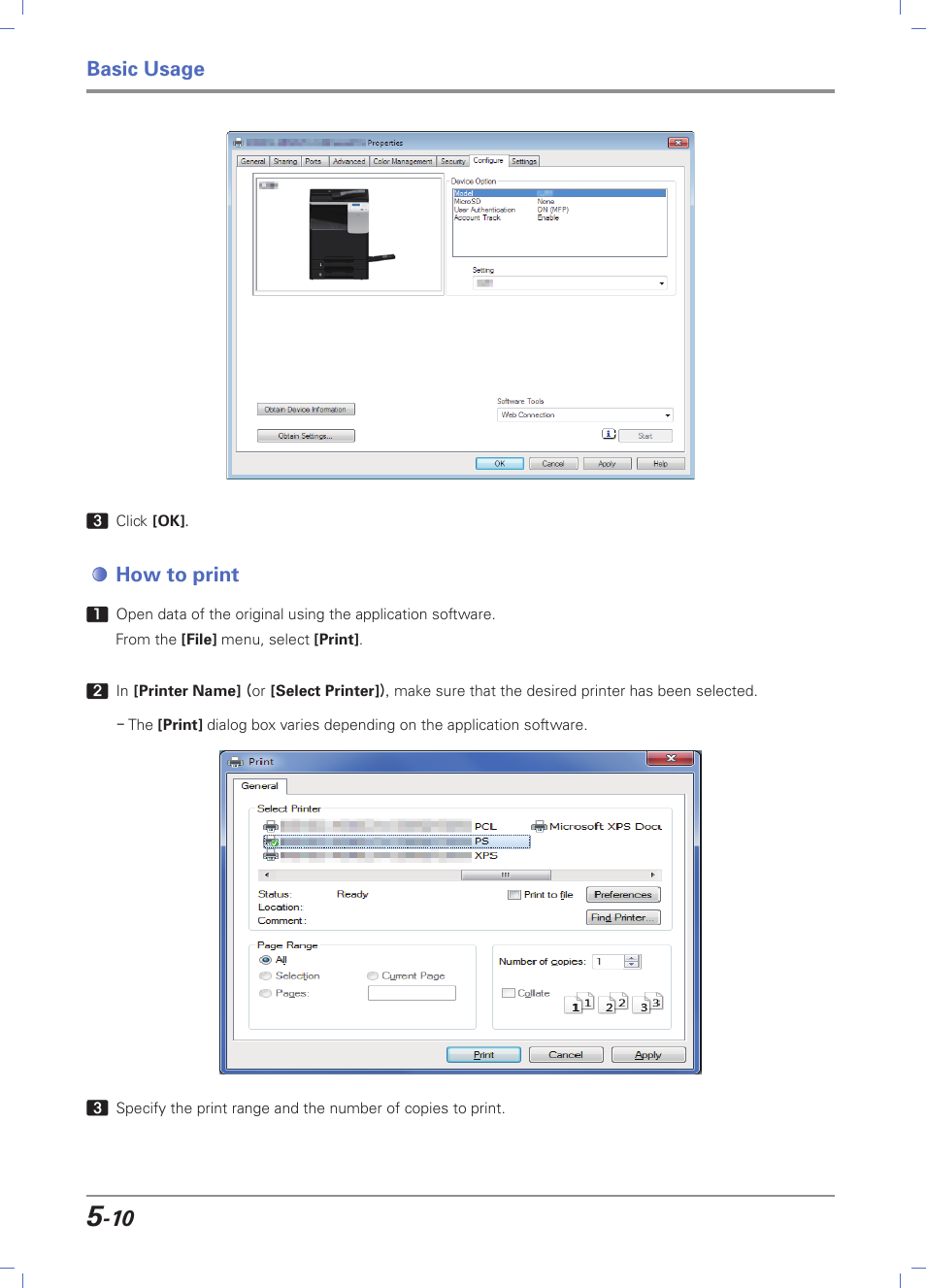 How to print -10, Basic usage, How to print | Sindoh D202 User Manual | Page 74 / 94