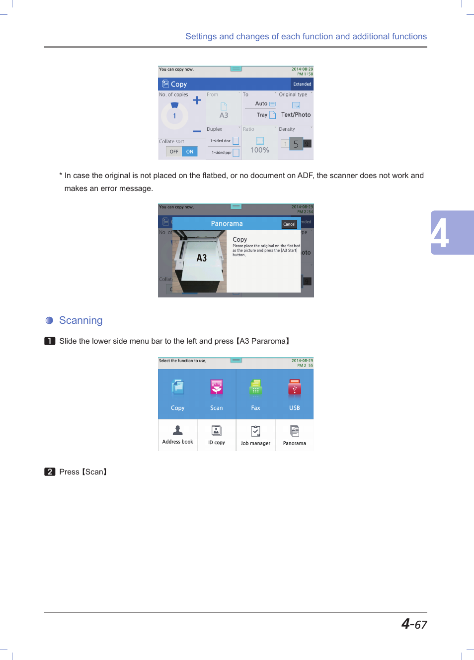 Scanning, Scanning -67 | Sindoh M612 User Manual | Page 209 / 284