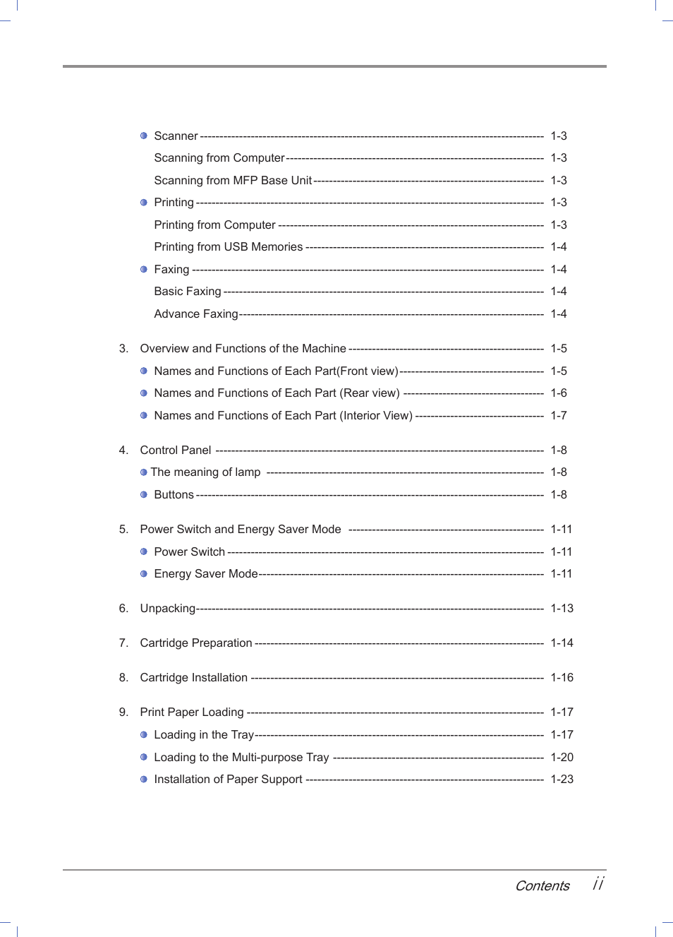 Sindoh M611 User Manual | Page 5 / 258