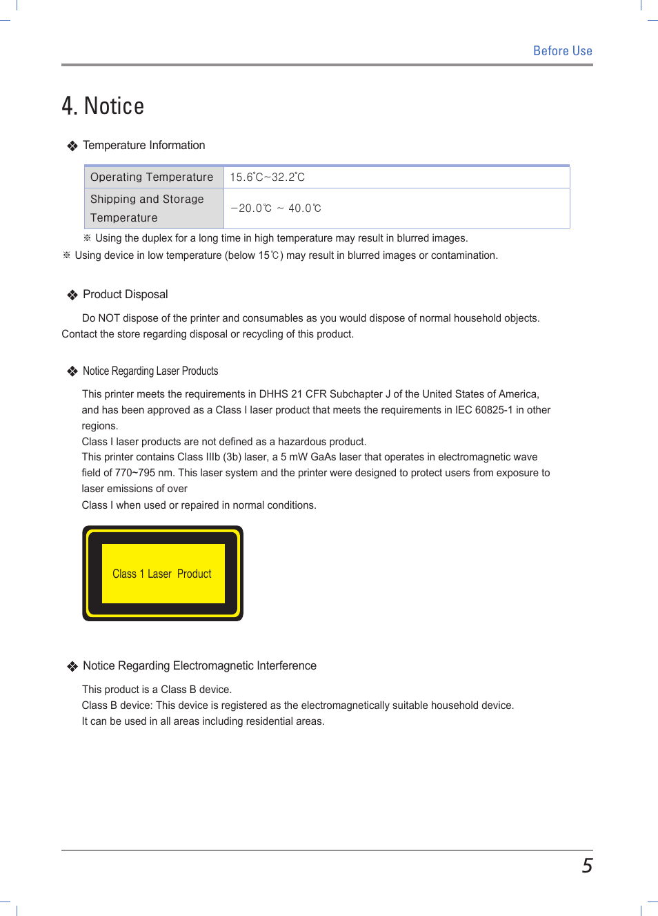 Notice | Sindoh A610dn User Manual | Page 13 / 128