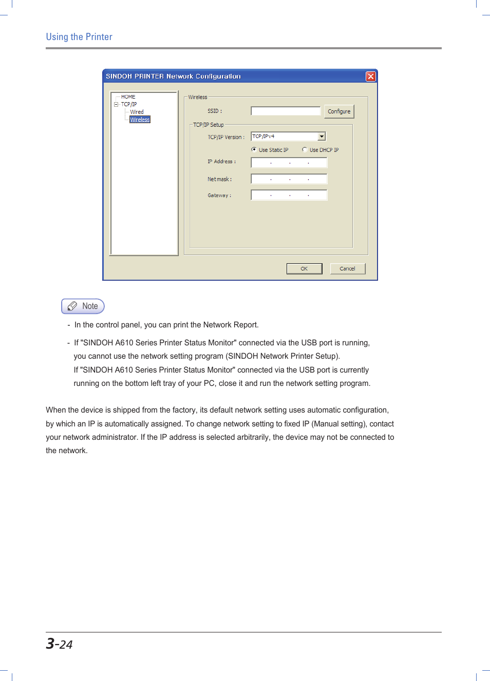 Changing the print setting of the print driver, Entering default print settings, For windows users | Sindoh A610dn User Manual | Page 68 / 128