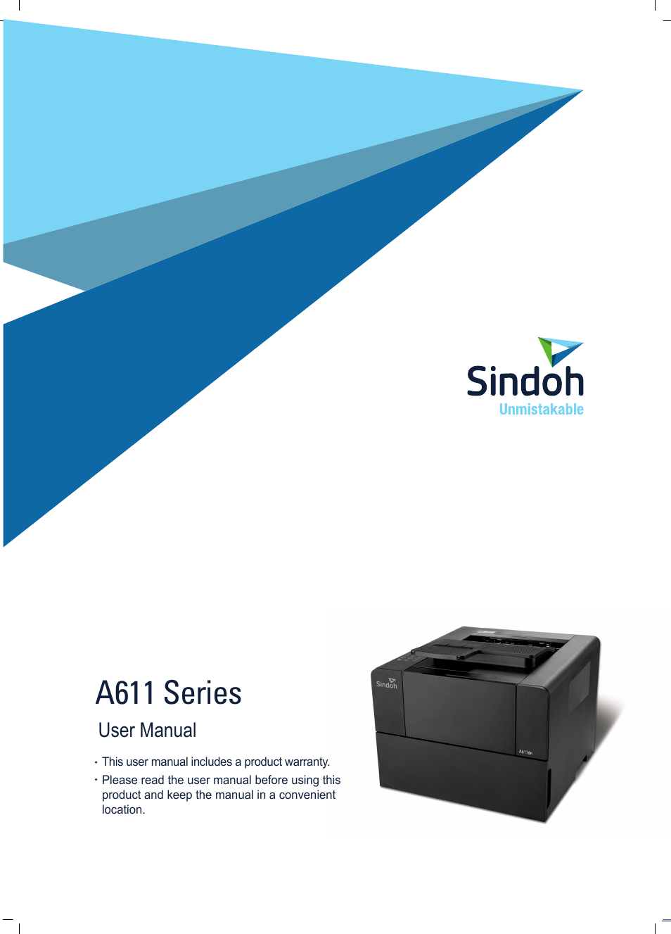 Sindoh A611dn User Manual | 126 pages