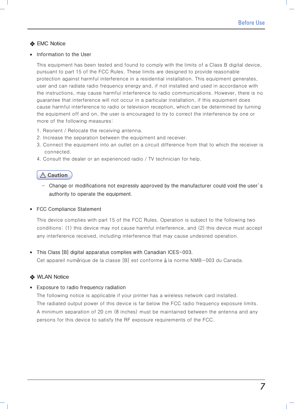 Before use | Sindoh A611dn User Manual | Page 15 / 126