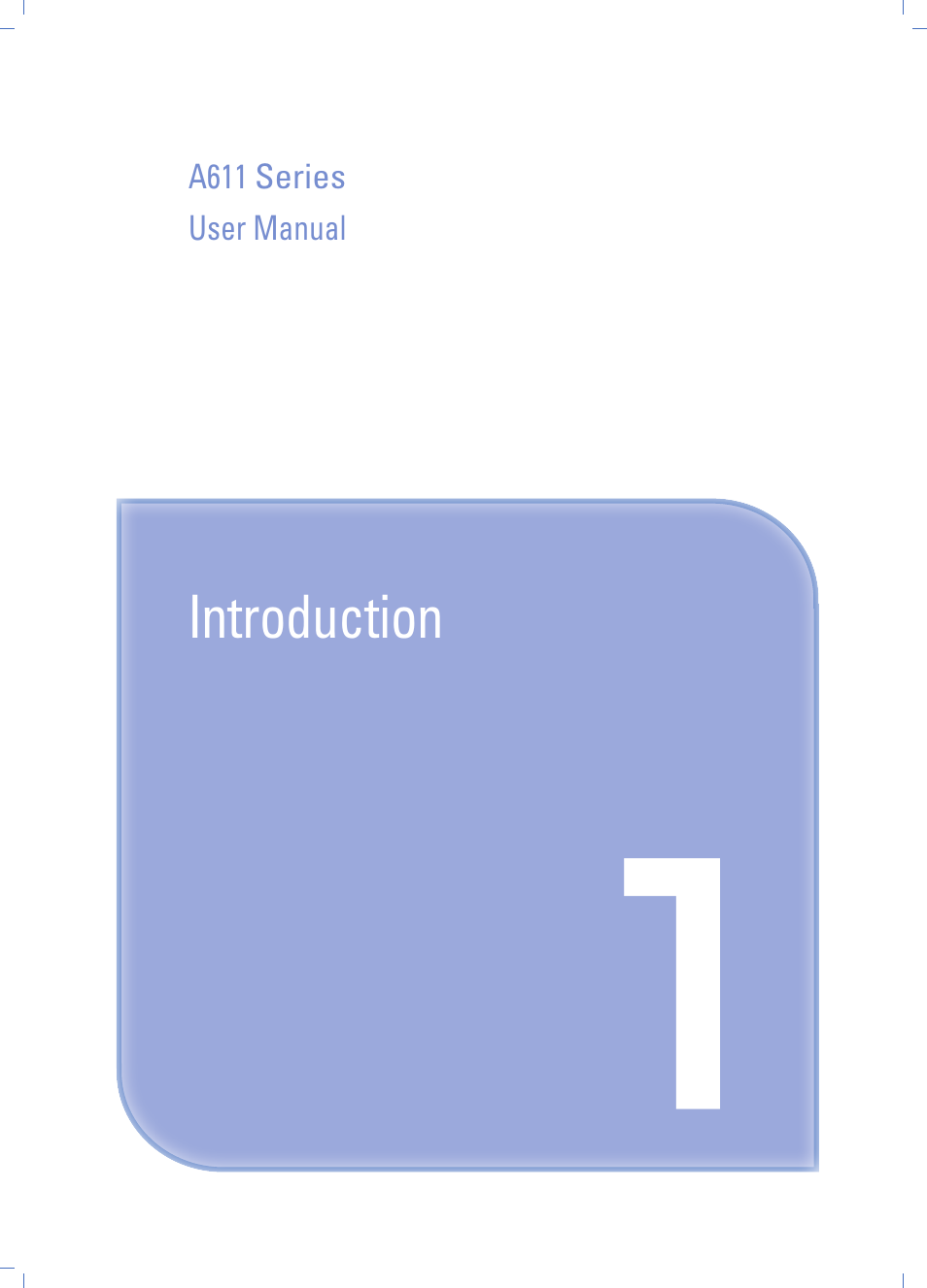 Introduction, Chapter 1. printer introduction | Sindoh A611dn User Manual | Page 17 / 126