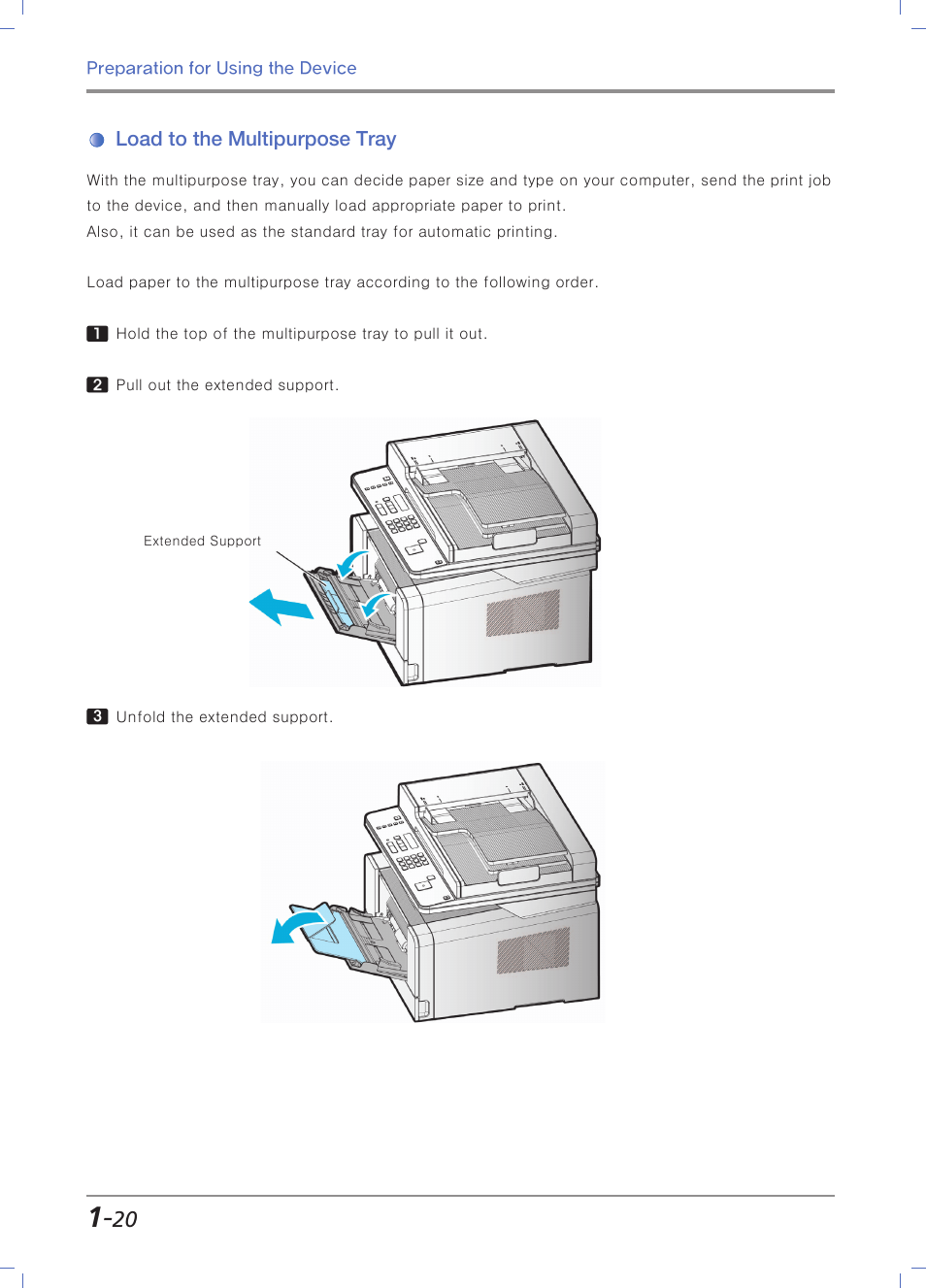 Load to the multipurpose tray | Sindoh M403 User Manual | Page 48 / 232