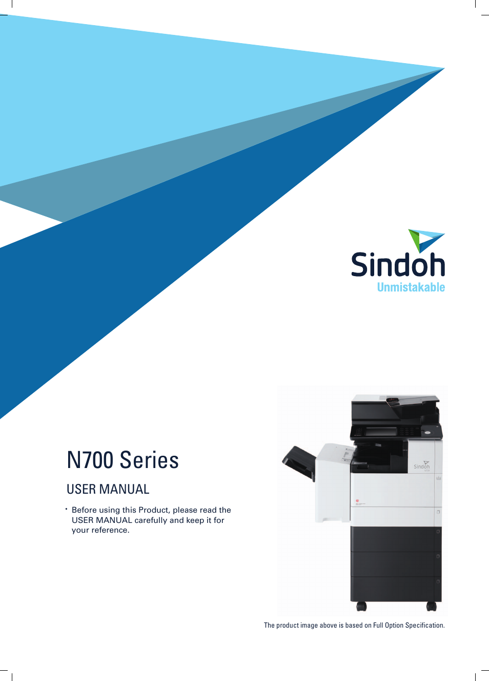 Sindoh N700 User Manual | 338 pages