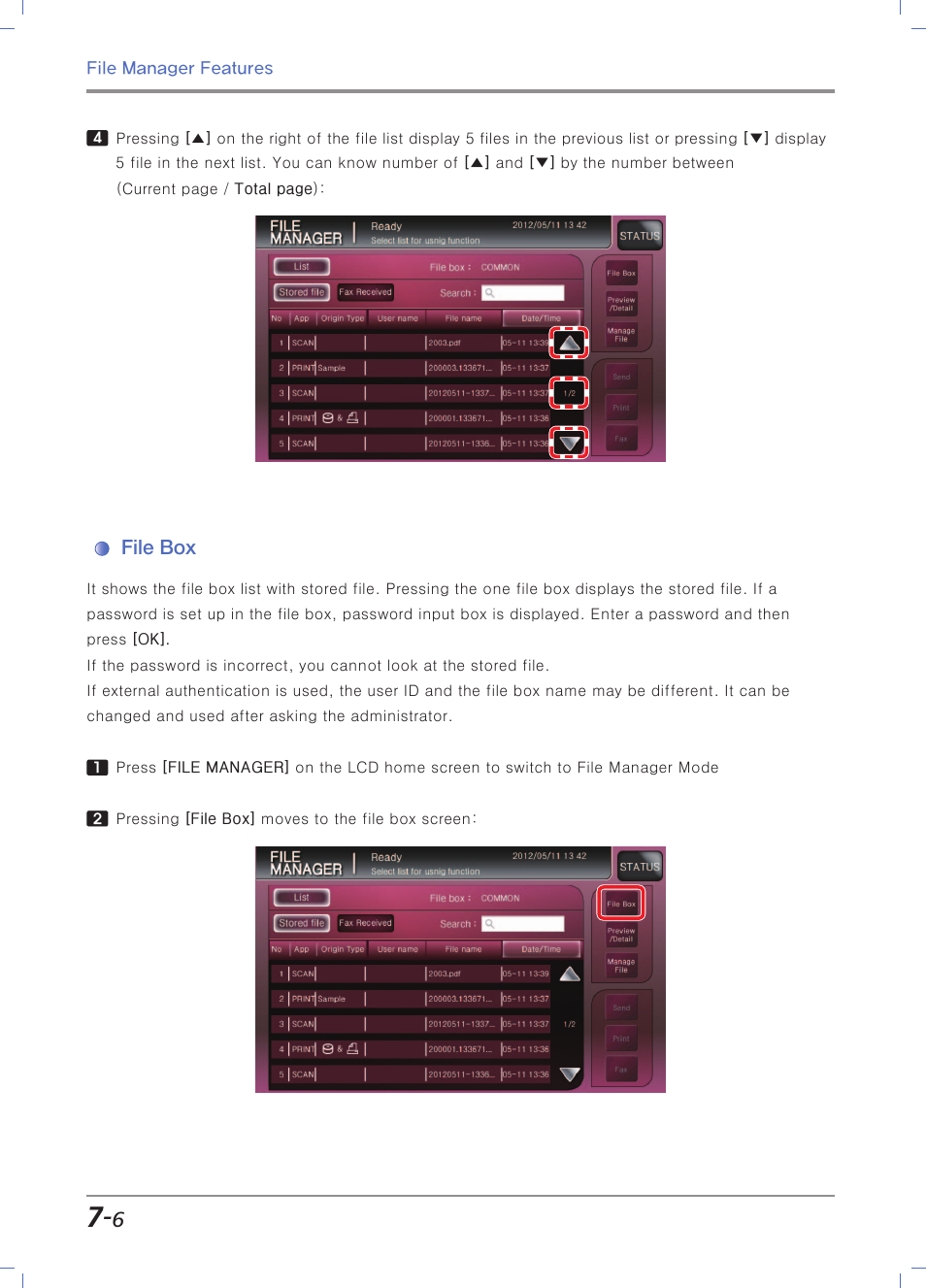 File box | Sindoh N700 User Manual | Page 258 / 338