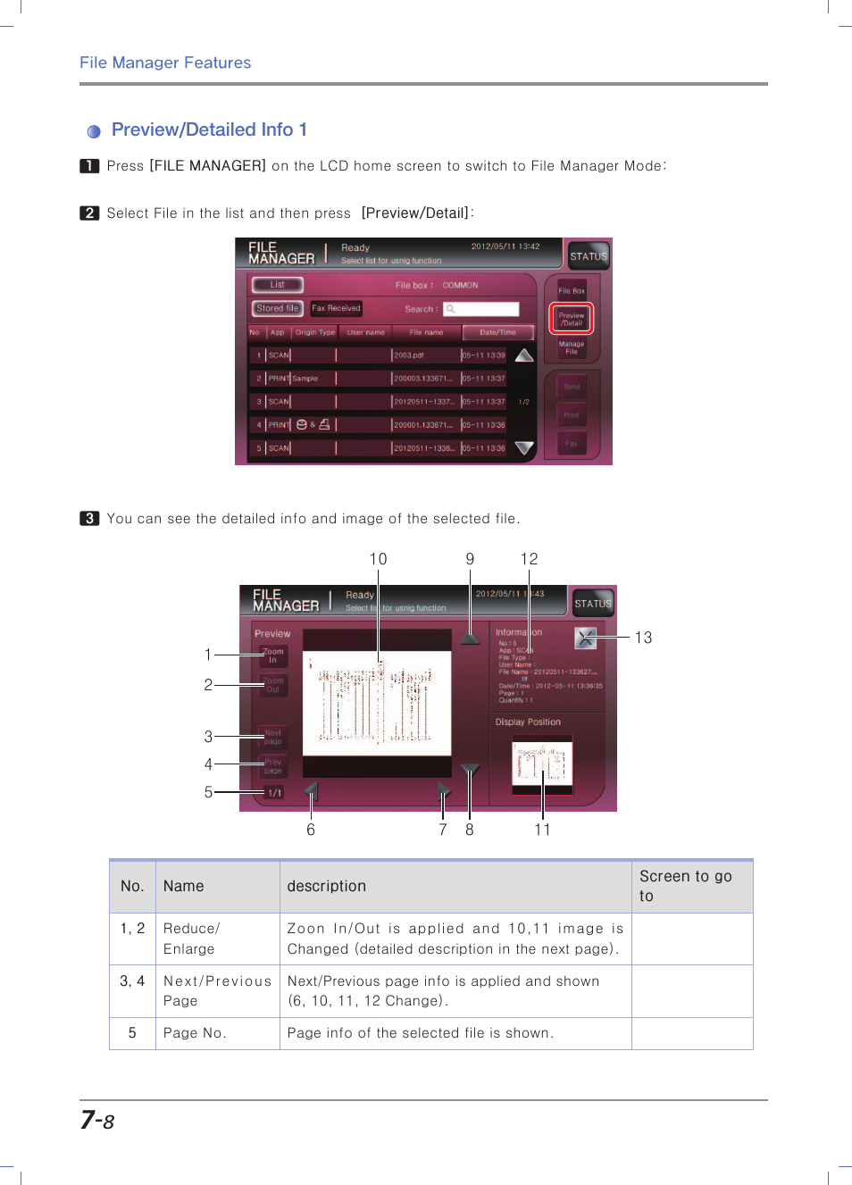 Preview/detailed info 1 | Sindoh N700 User Manual | Page 260 / 338
