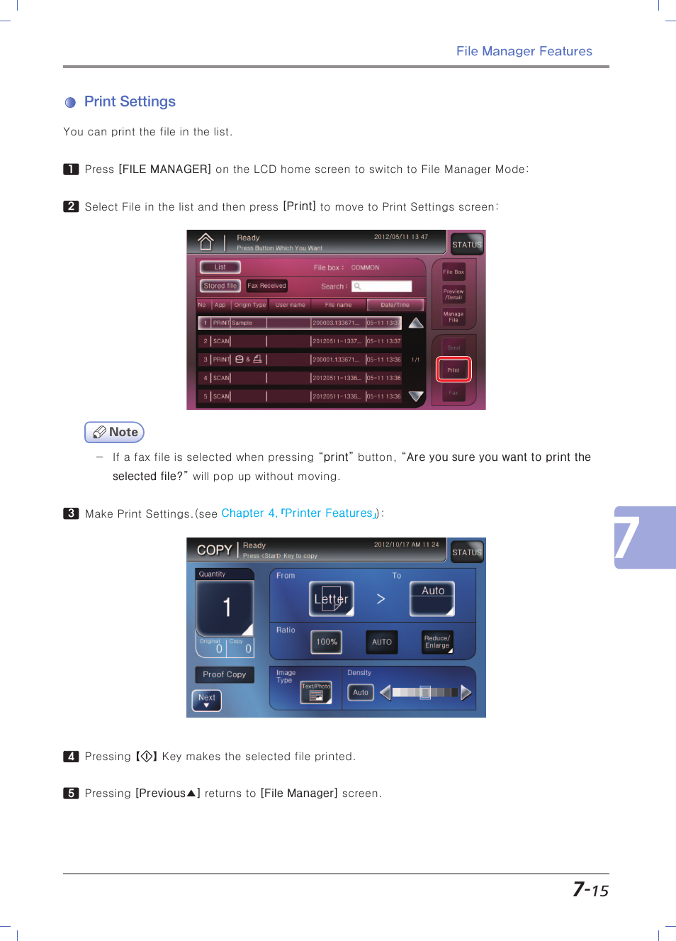 Print settings | Sindoh N700 User Manual | Page 267 / 338