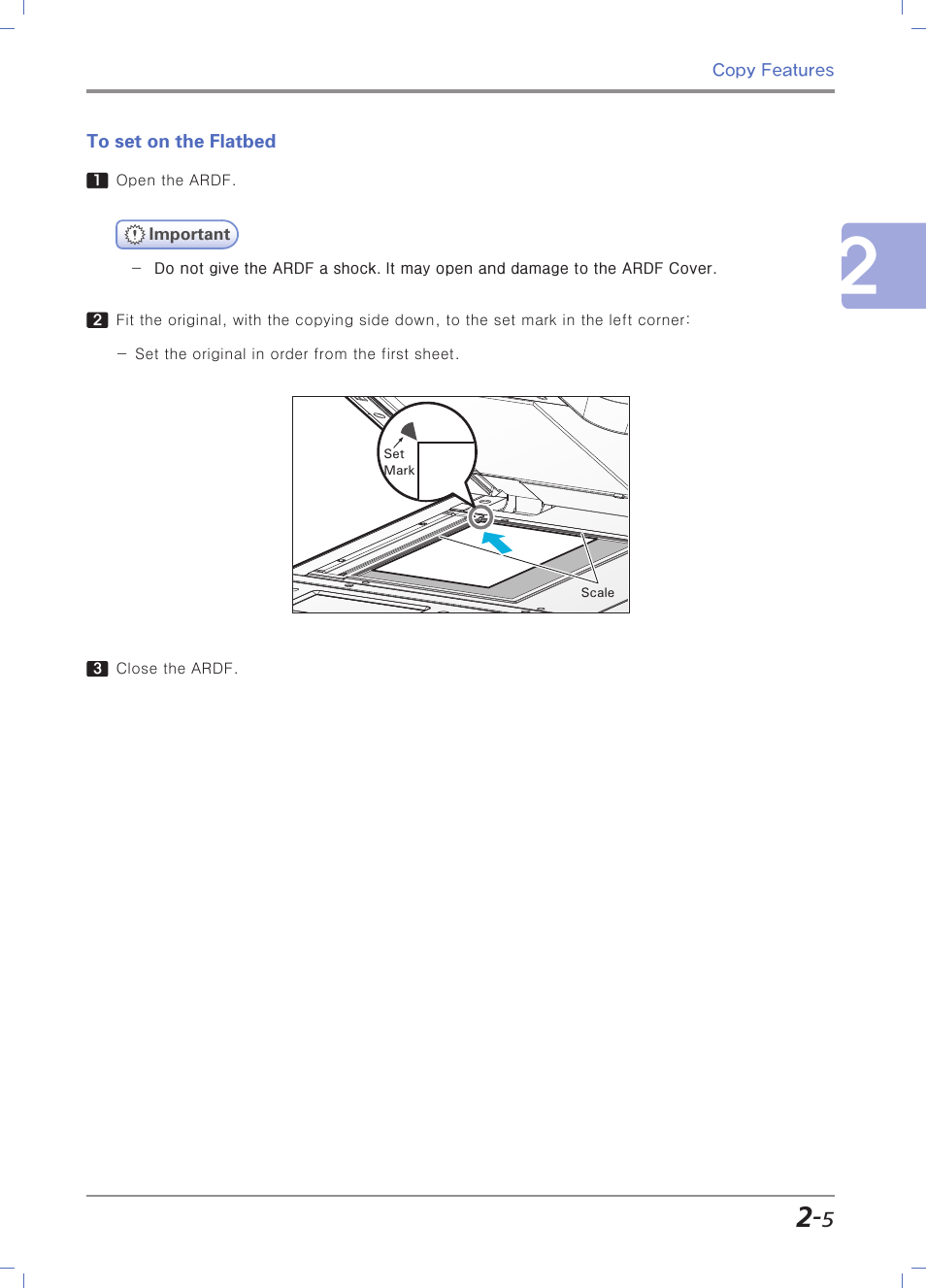 To set on the flatbed | Sindoh N700 User Manual | Page 81 / 338