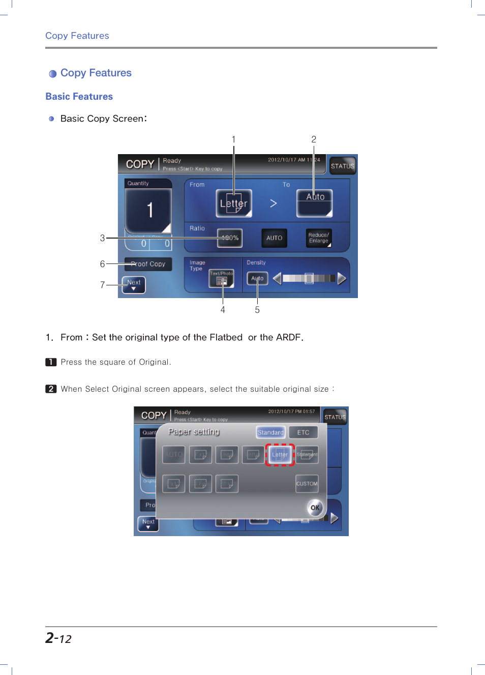 Copy features, Basic features | Sindoh N700 User Manual | Page 88 / 338