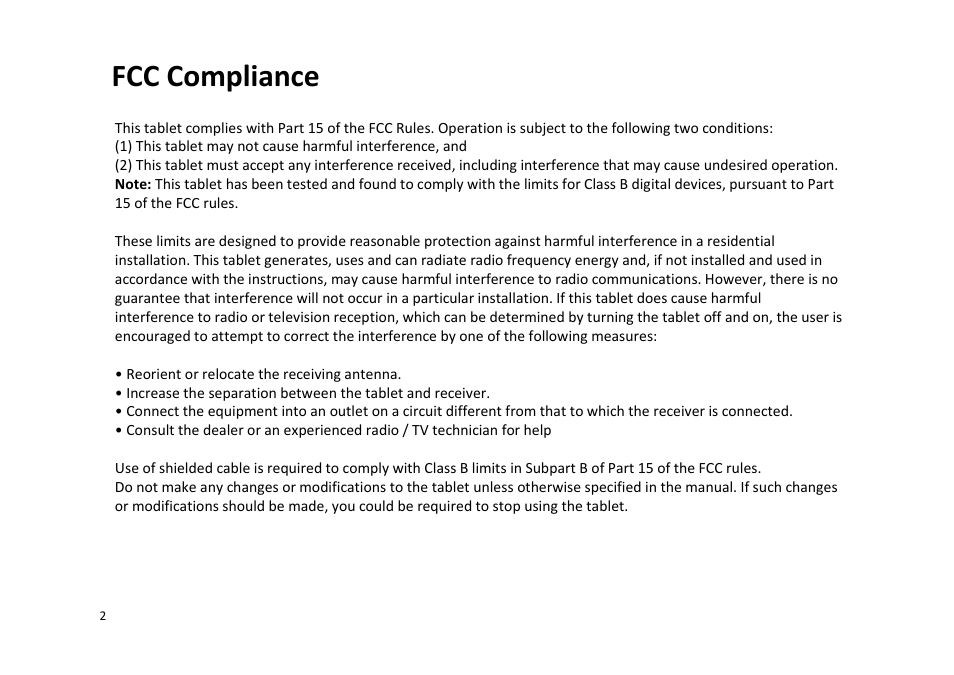 Fcc compliance | SKYTEX 727 User Manual | Page 3 / 26