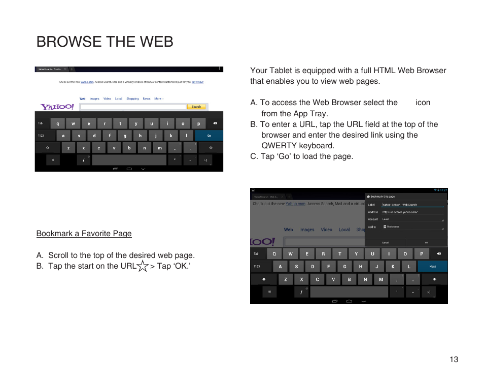 Browse the web | SKYTEX 7s User Manual | Page 14 / 26