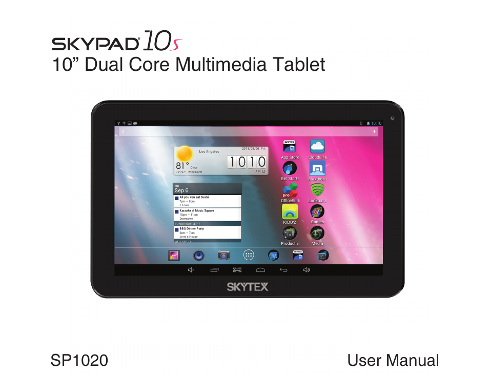 SKYTEX 10s User Manual | 26 pages