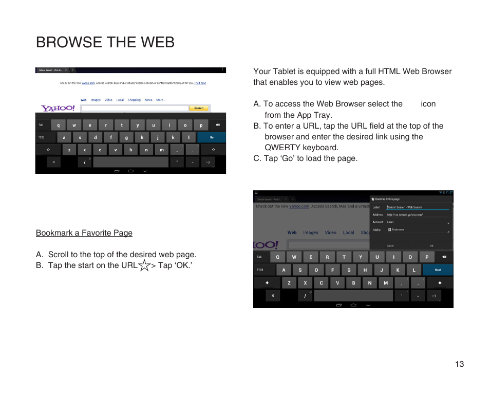 Browse the web | SKYTEX 10s User Manual | Page 14 / 26