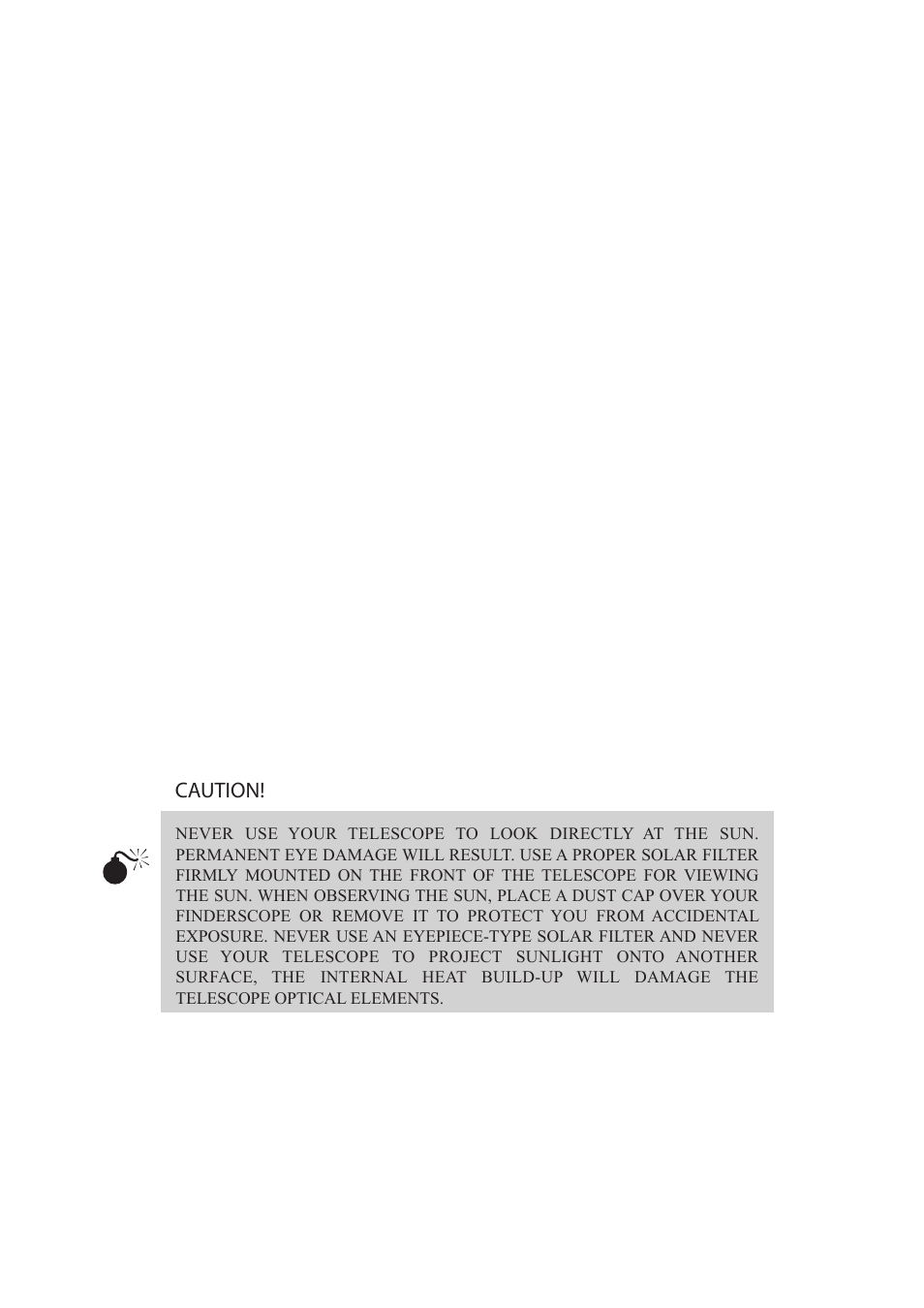 Back_english, Caution | Sky-Watcher AZ3 MOUNT User Manual | Page 16 / 16