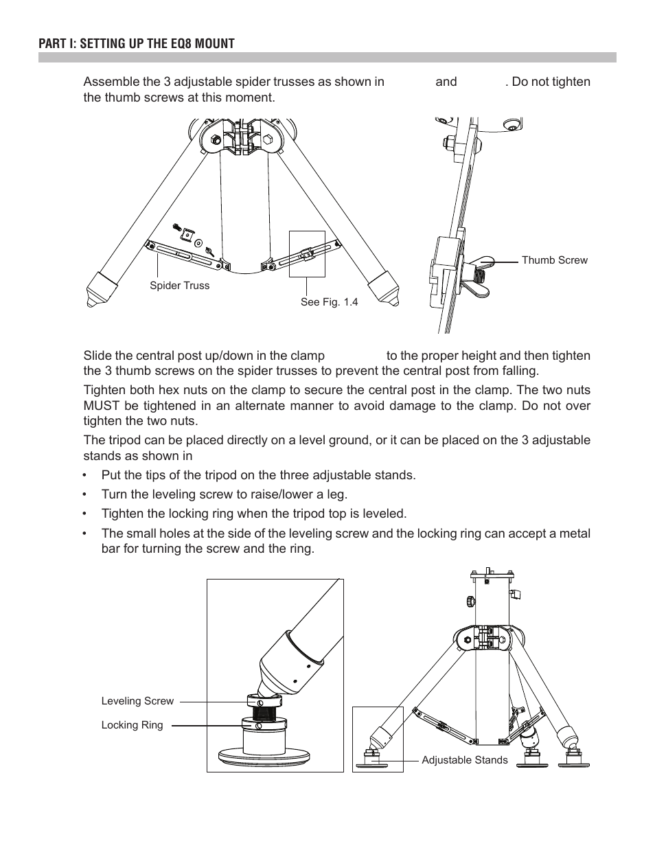 Sky-Watcher EQ8 User Manual | Page 4 / 20