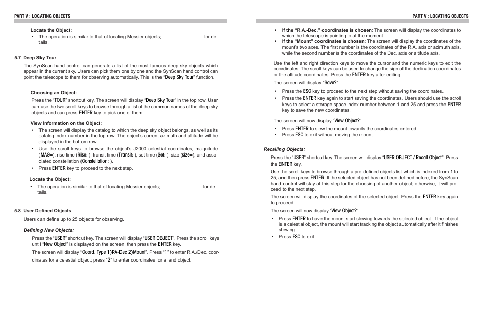 Sky-Watcher EQ5GOTO MOUNT User Manual | Page 40 / 51