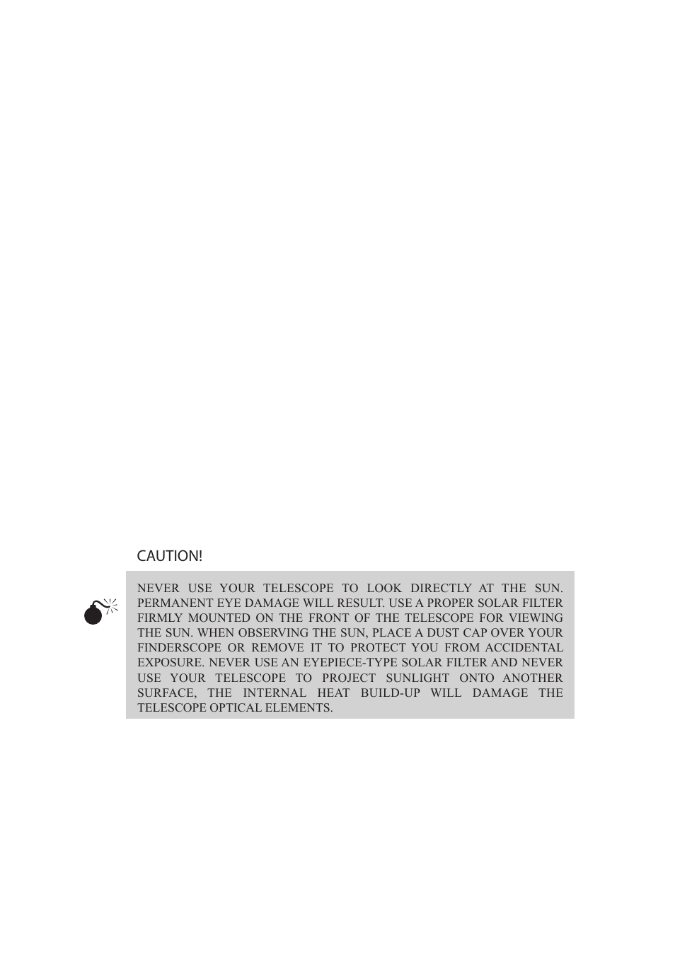 24_english, Caution | Sky-Watcher EQ2 MOUNT User Manual | Page 24 / 24