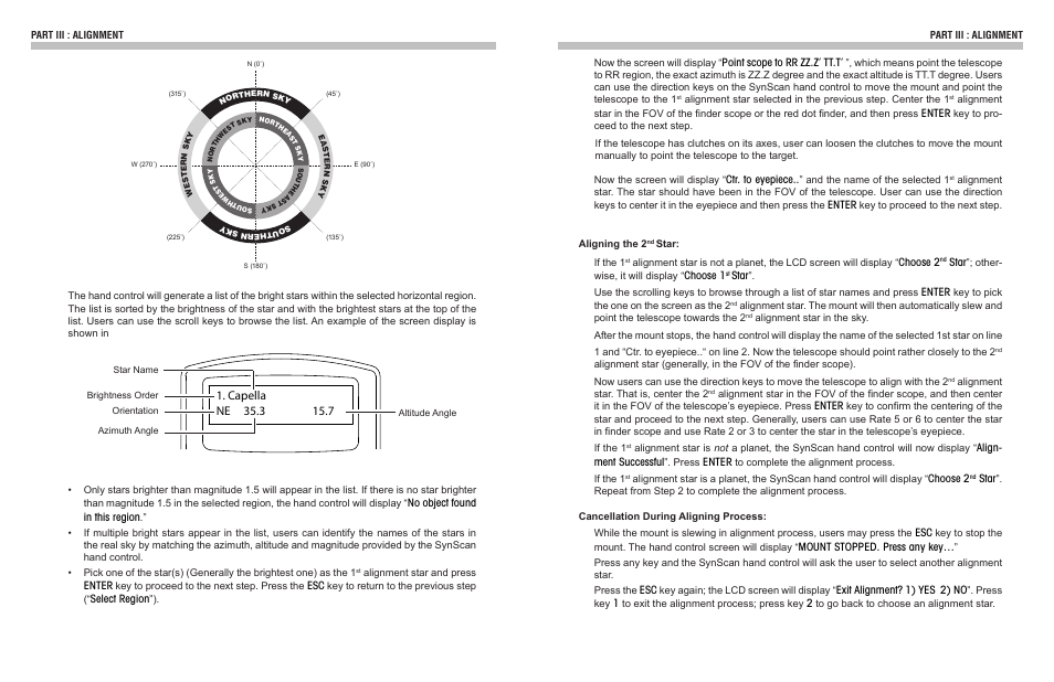 Sky-Watcher EQ3GOTO MOUNT User Manual | Page 35 / 51