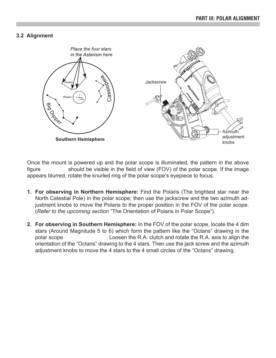 Sky-Watcher AZ EQ6 User Manual | Page 13 / 20