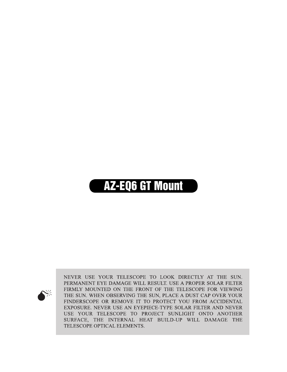 Sky-Watcher AZ EQ6 User Manual | Page 20 / 20