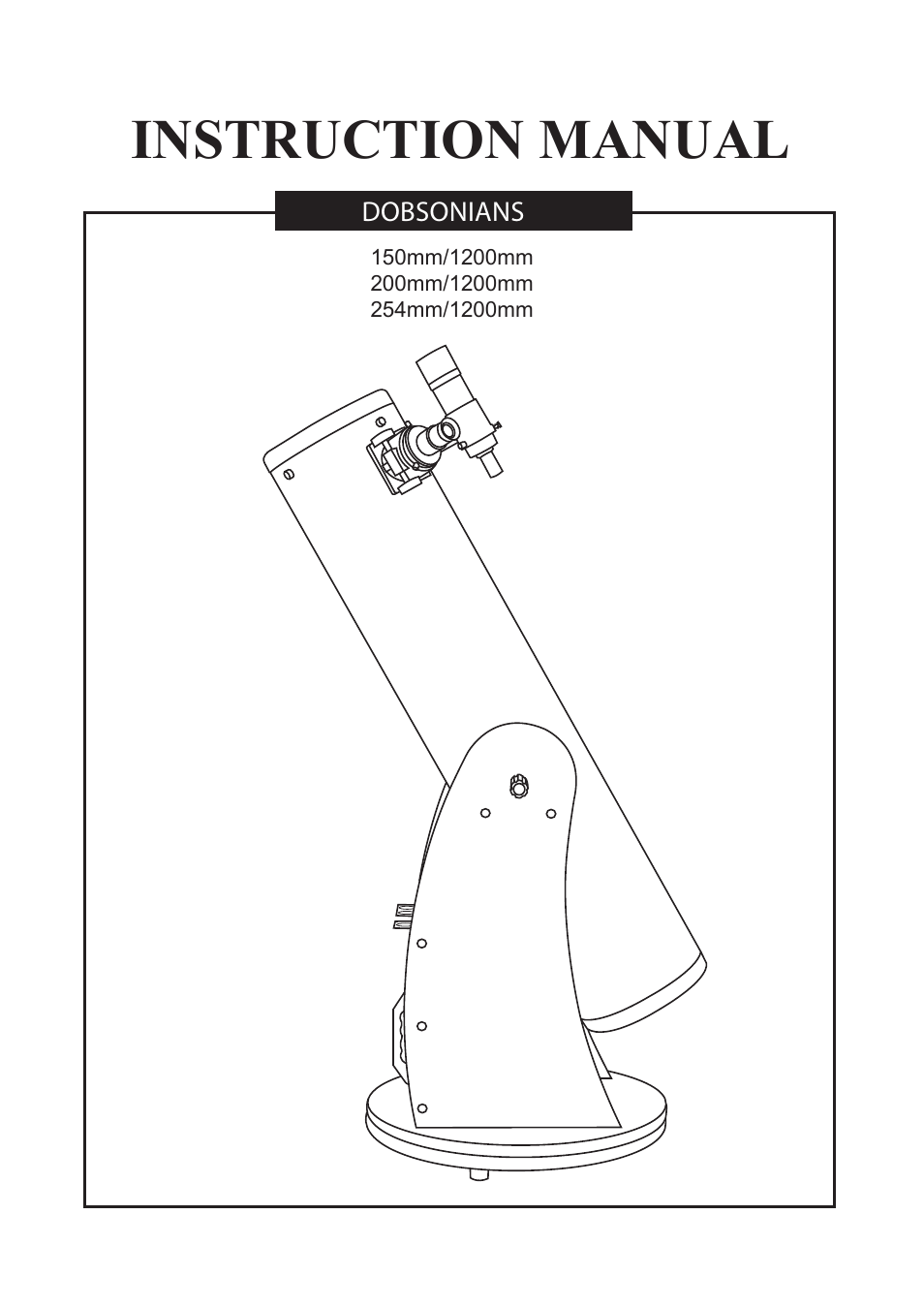 Sky-Watcher DOB10 User Manual | 12 pages