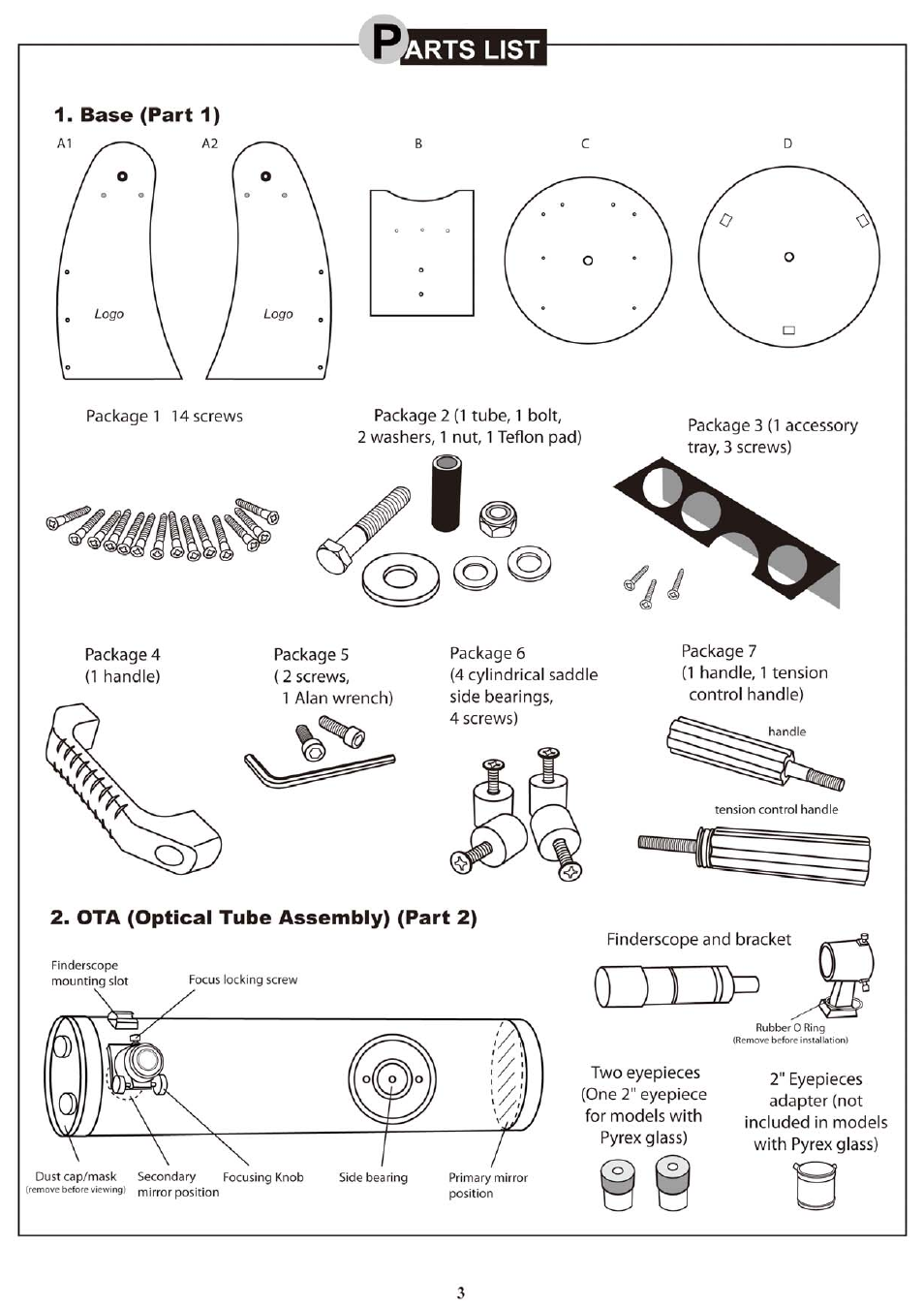 1_english | Sky-Watcher DOB10 User Manual | Page 3 / 12