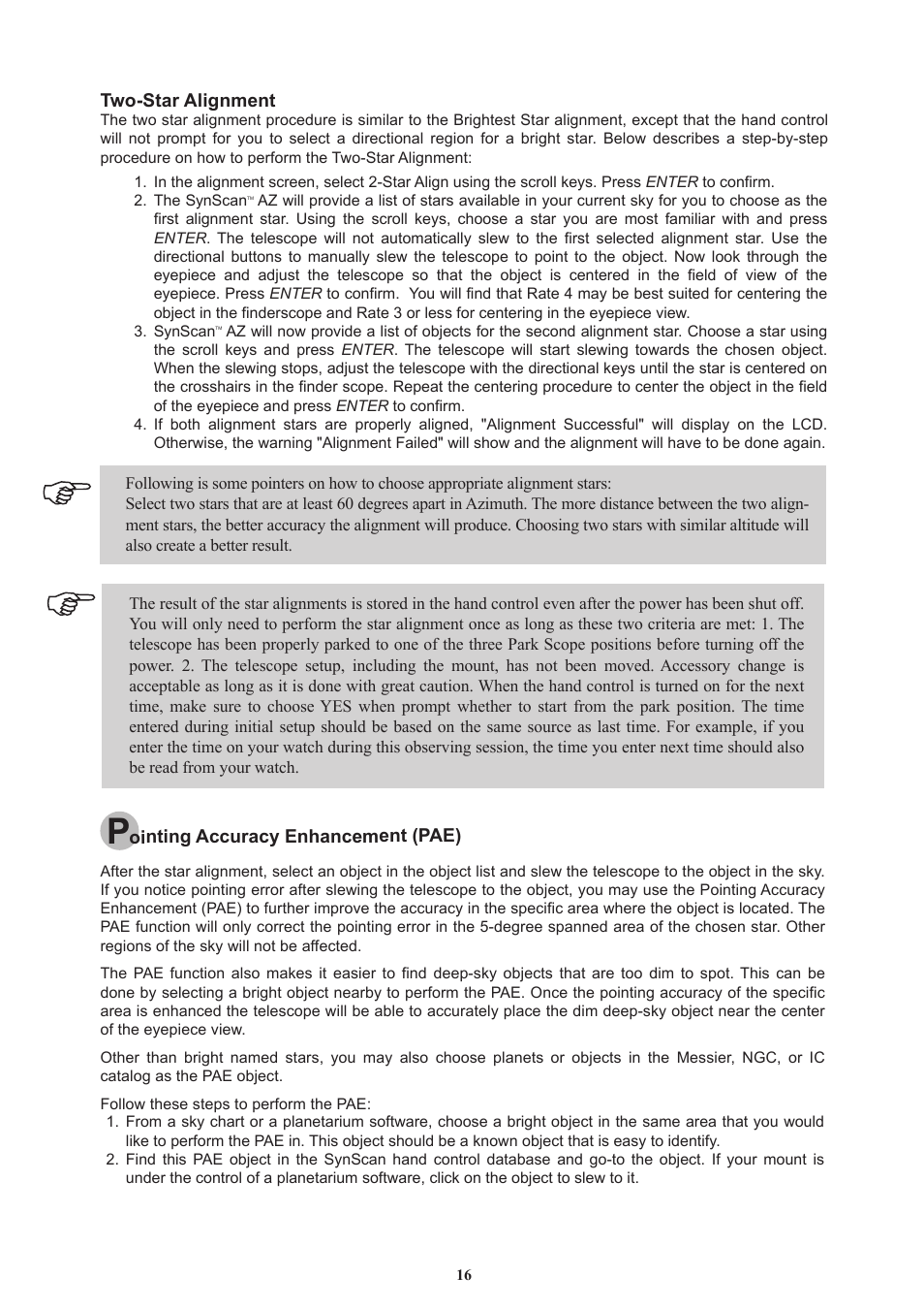 Sky-Watcher DOB16 User Manual | Page 16 / 29