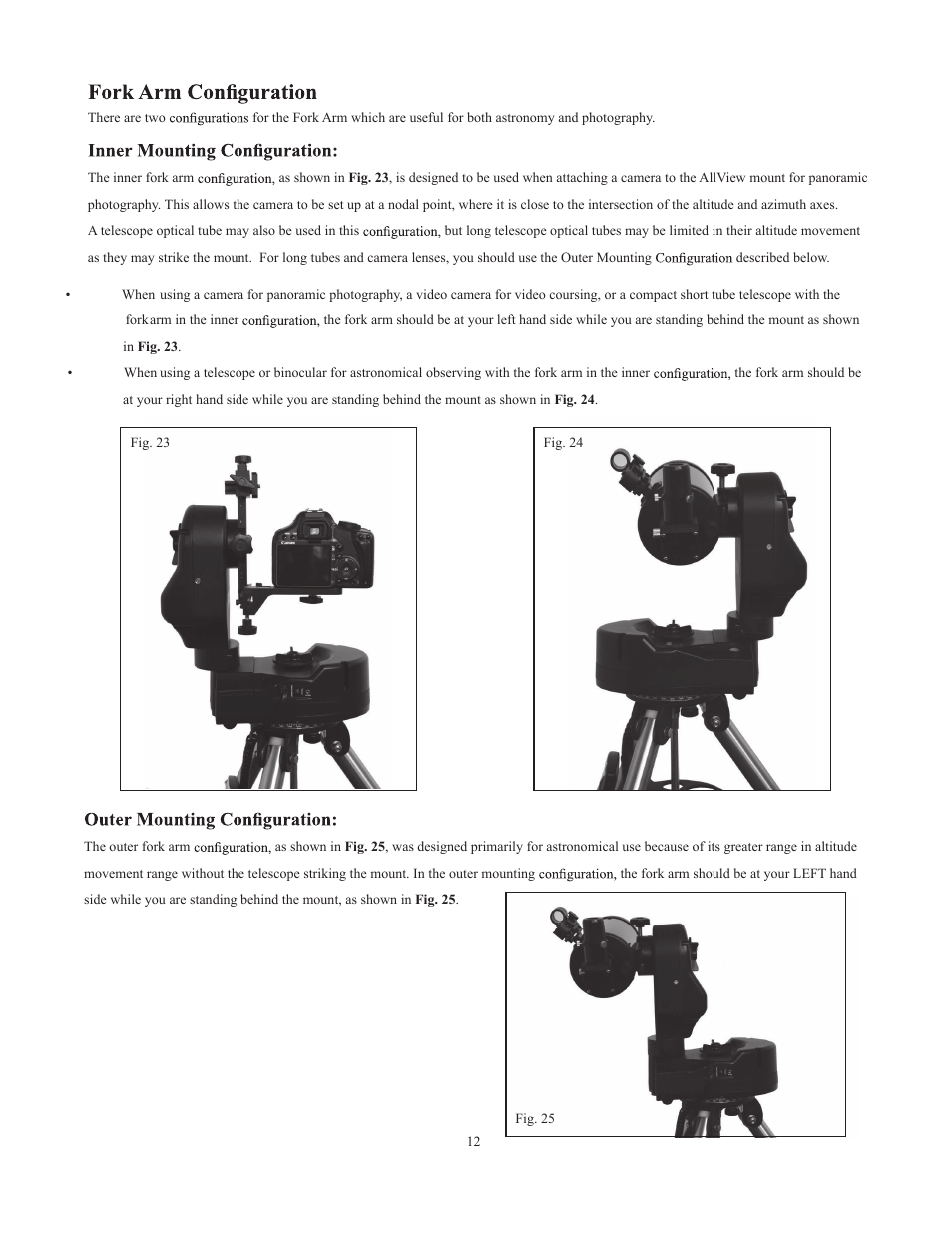 Sky-Watcher Multi-Purpose Computerized Mount User Manual | Page 12 / 44