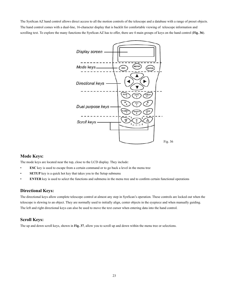 Sky-Watcher Multi-Purpose Computerized Mount User Manual | Page 23 / 44