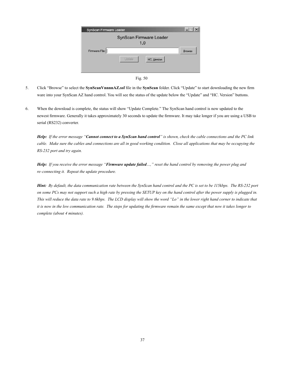 Sky-Watcher Multi-Purpose Computerized Mount User Manual | Page 37 / 44