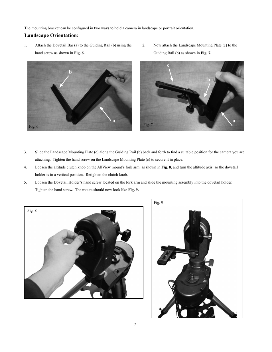 Sky-Watcher Multi-Purpose Computerized Mount User Manual | Page 7 / 44