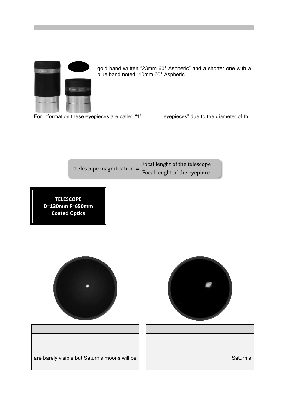 Preparing the telescope for an observation | Sky-Watcher Star Discovery User Manual | Page 6 / 28