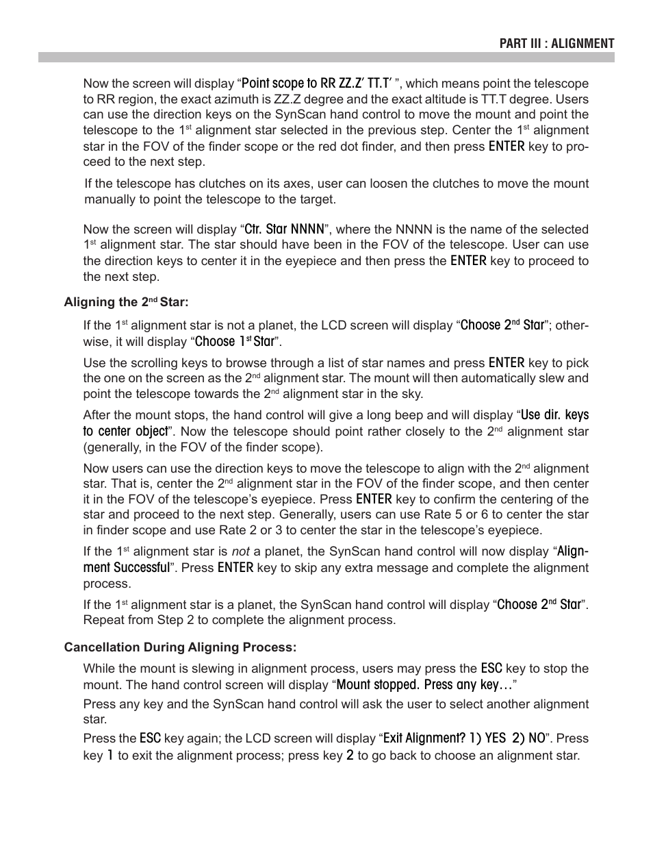 Sky-Watcher SynScan V3 Hand Controller User Manual | Page 14 / 46