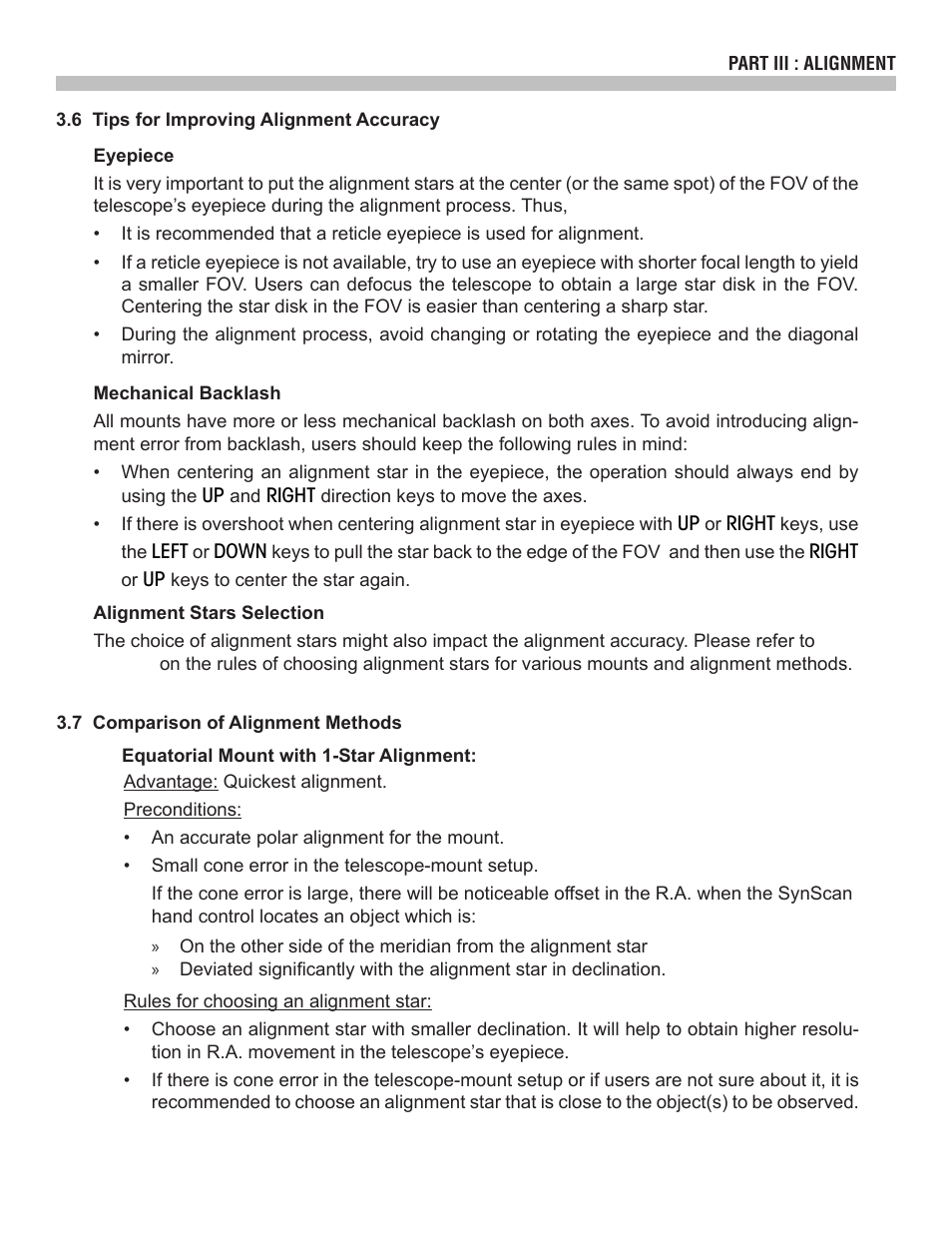 Sky-Watcher SynScan V3 Hand Controller User Manual | Page 16 / 46