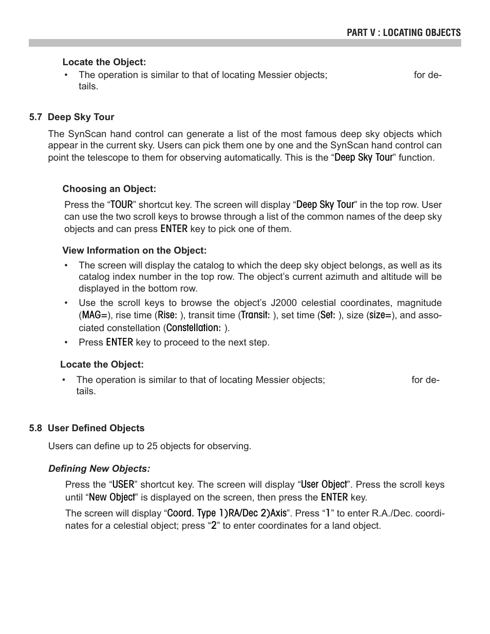 Sky-Watcher SynScan V3 Hand Controller User Manual | Page 23 / 46