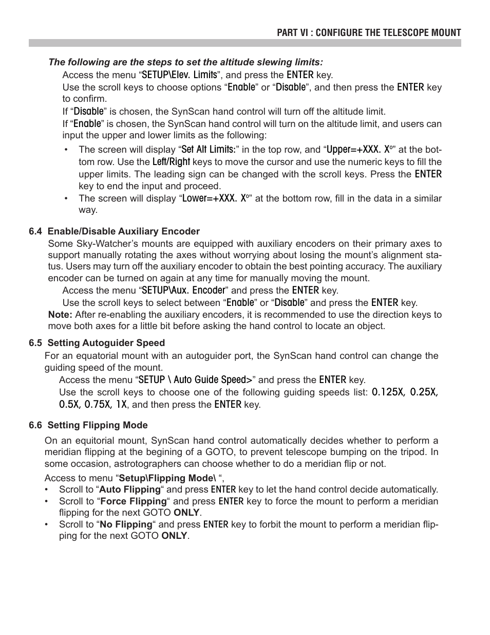 Sky-Watcher SynScan V3 Hand Controller User Manual | Page 26 / 46