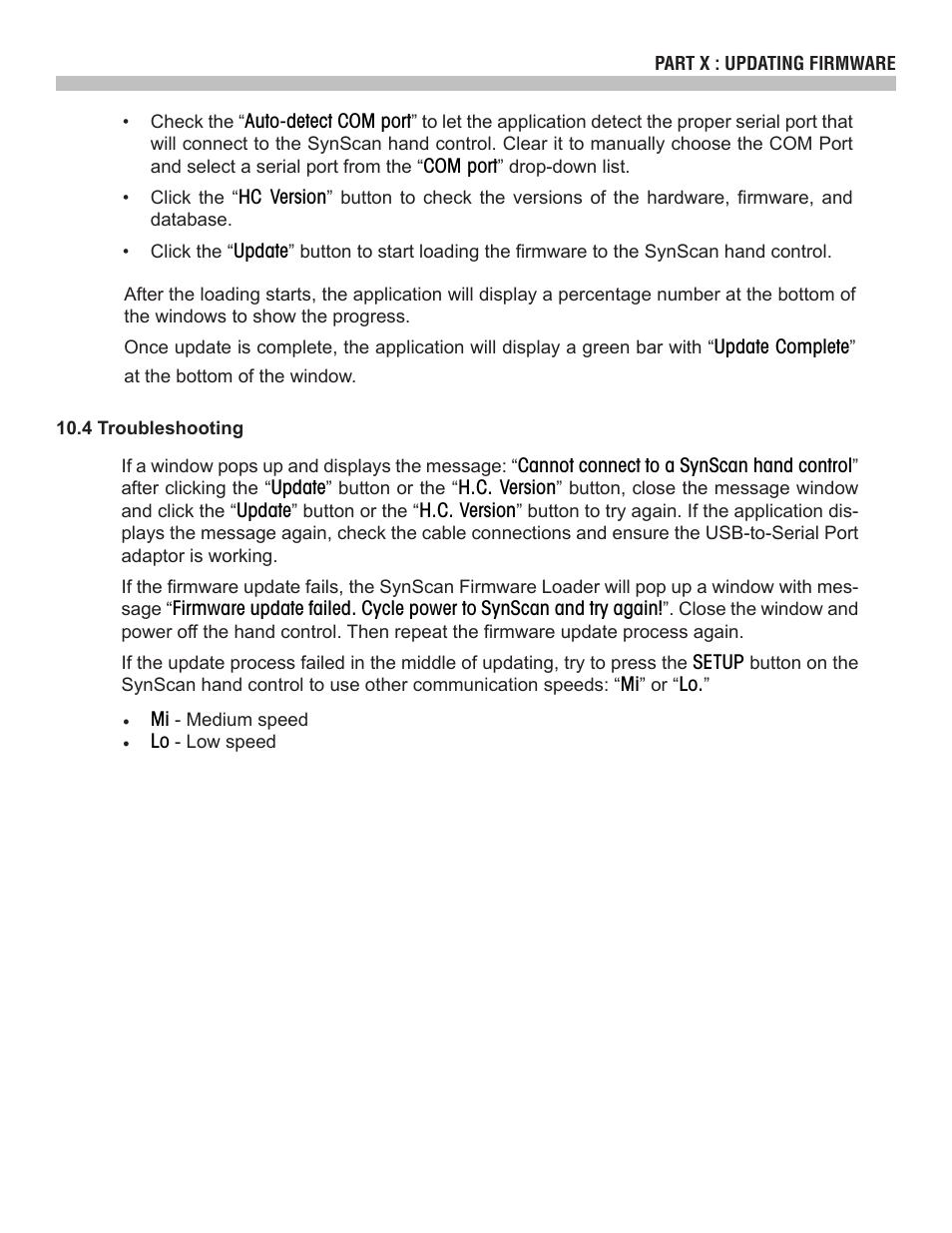 Sky-Watcher SynScan V3 Hand Controller User Manual | Page 33 / 46