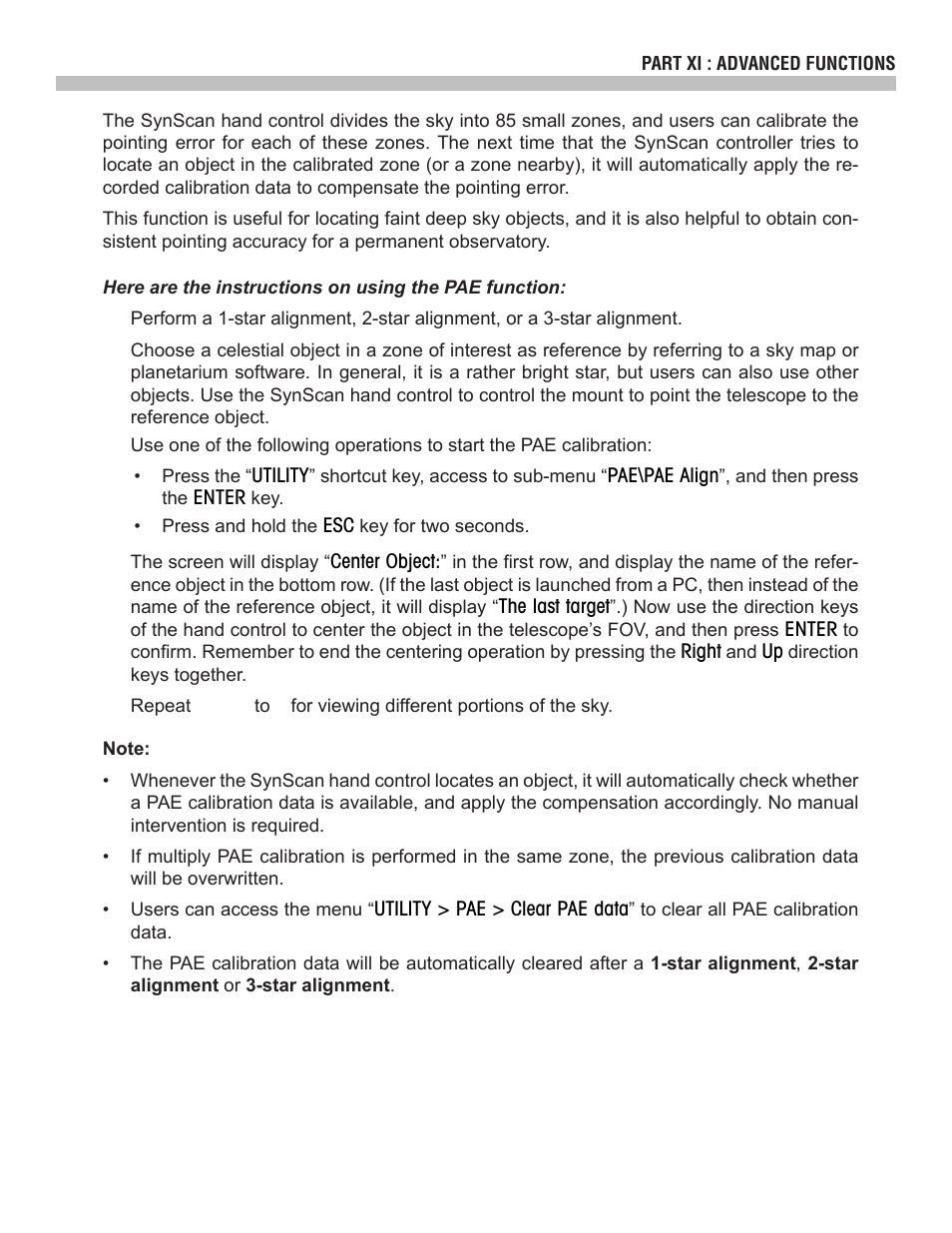 Sky-Watcher SynScan V3 Hand Controller User Manual | Page 35 / 46